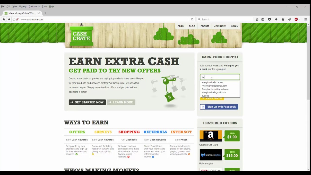 CashCrate İle Para Kazanma