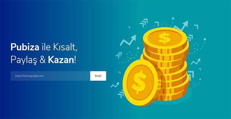 Pubiza Link Kısaltarak Para Kazan