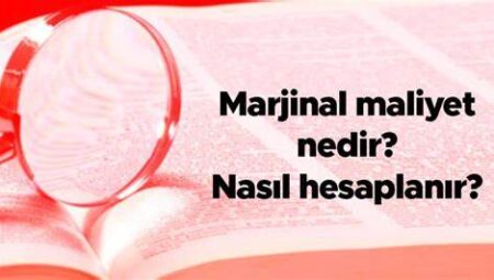 Marjinal Maliyet Nedir? Marjinal Maliyet Nasıl Hesaplanır?