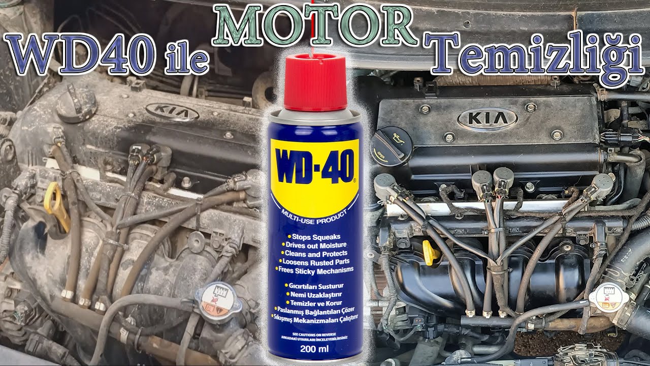WD-40 ile Motor Temizlenir mi?